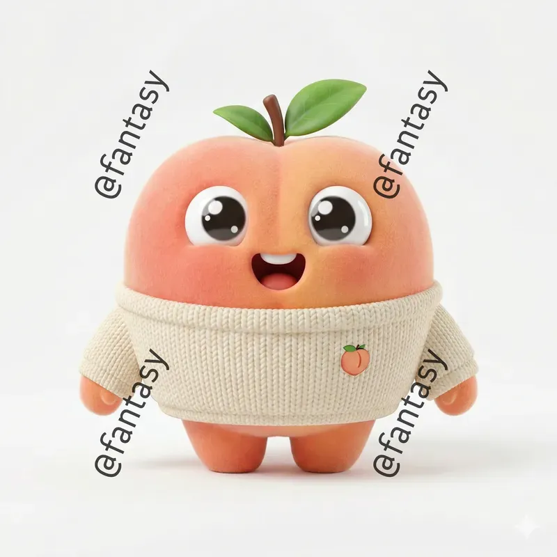 Cute Fruit Character Mascot Generator