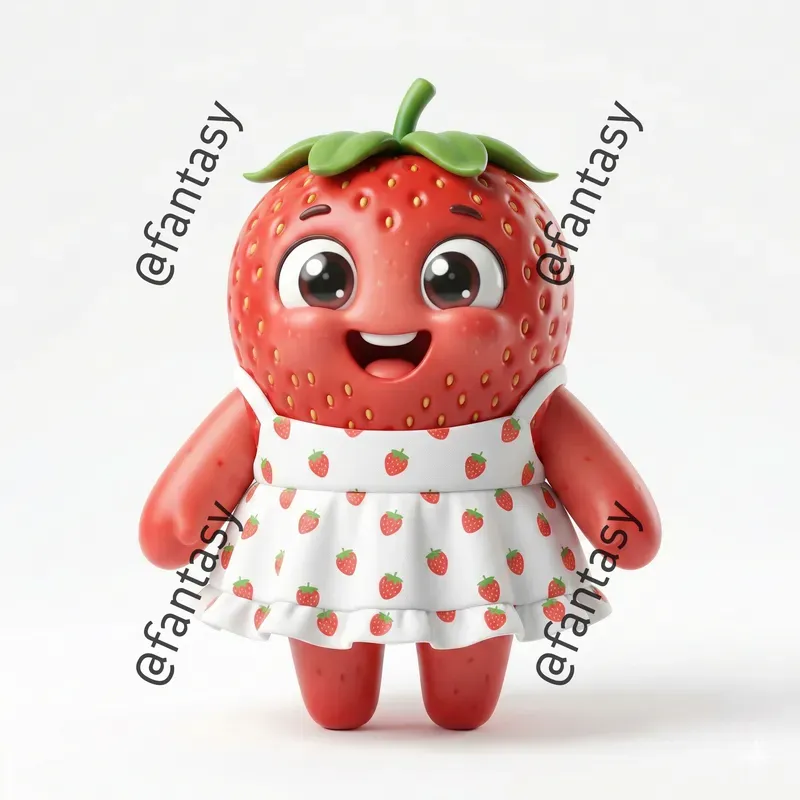 Cute Fruit Character Mascot Generator