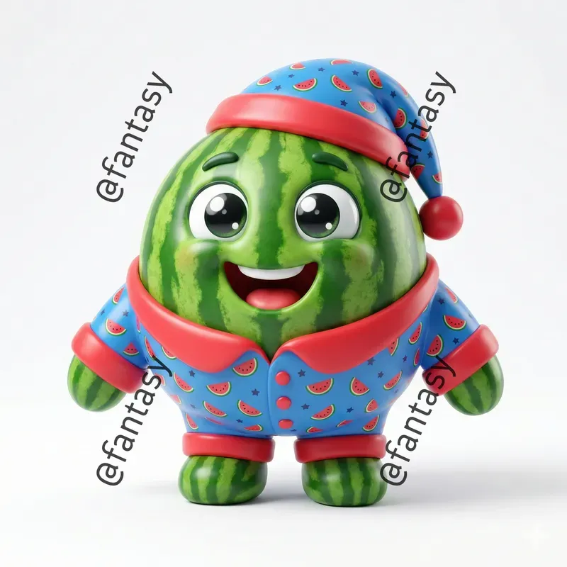 Cute Fruit Character Mascot Generator
