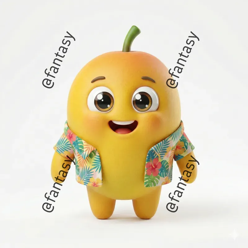 Cute Fruit Character Mascot Generator