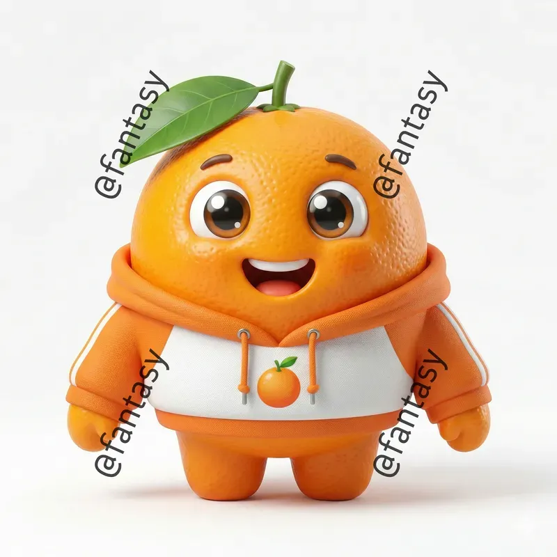 Cute Fruit Character Mascot Generator