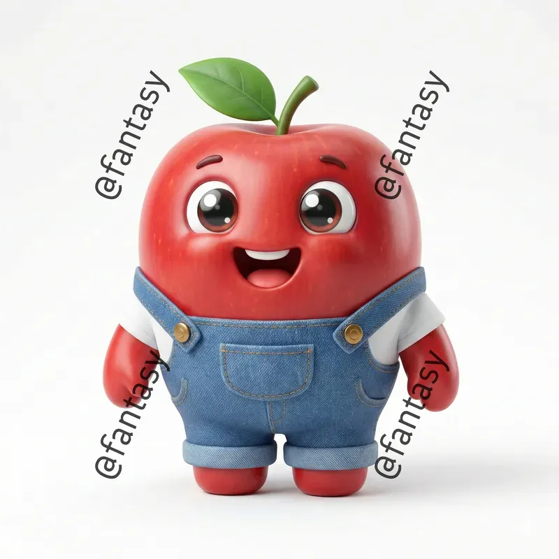 Cute Fruit Character Mascot Generator