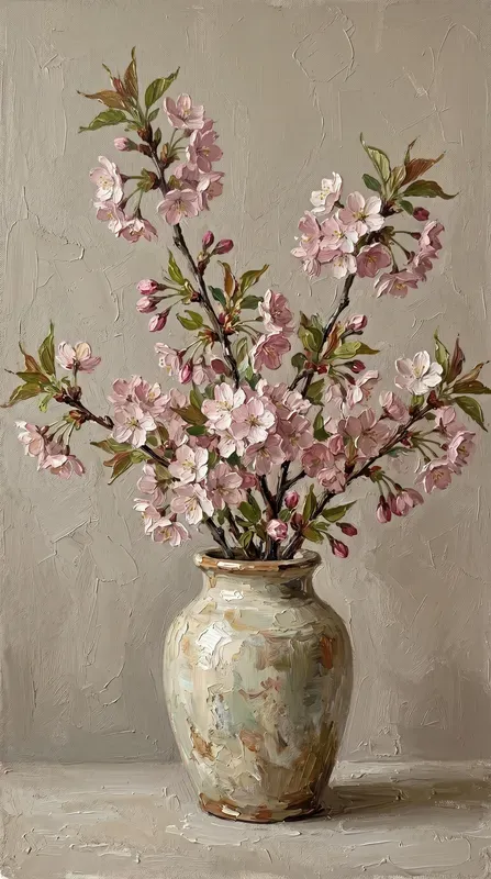 Impressionist Oil Painting Flowers