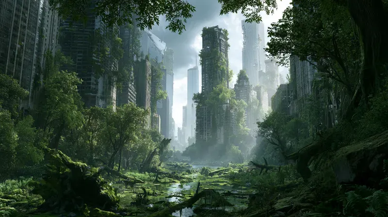 Abandoned Cities Art Generator