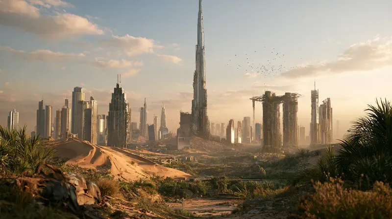Abandoned Cities Art Generator