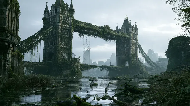Abandoned Cities Art Generator