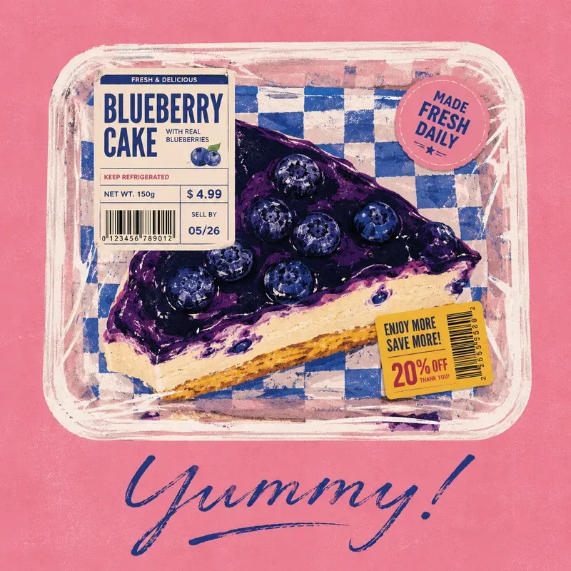 Retro Supermarket Food Packaging Posters