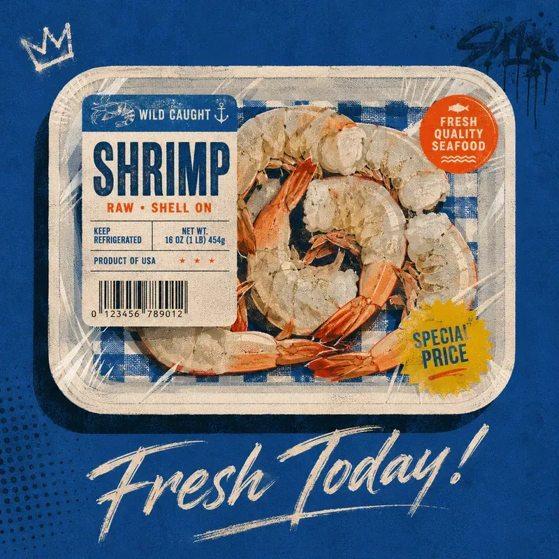 Retro Supermarket Food Packaging Posters