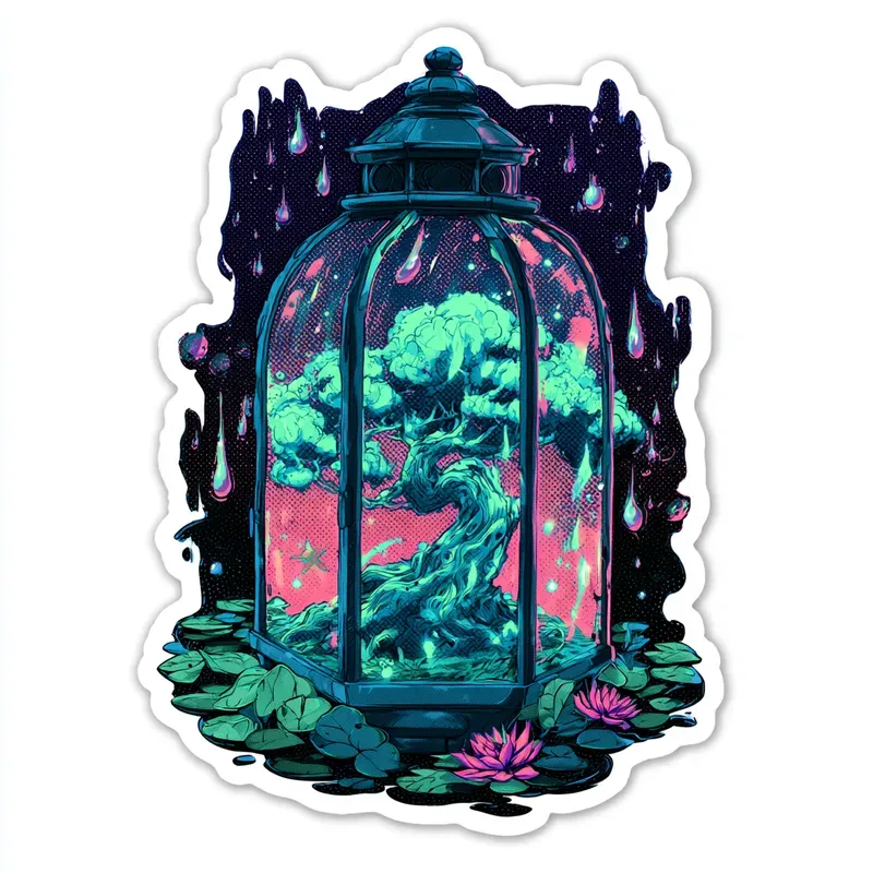 Retro Pop Art Element Stickers