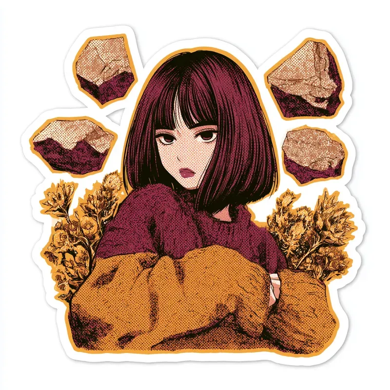 Retro Pop Art Element Stickers