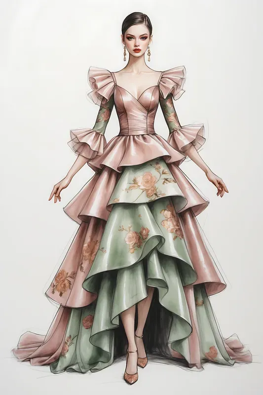 Professional Fashion Sketch Illustrations