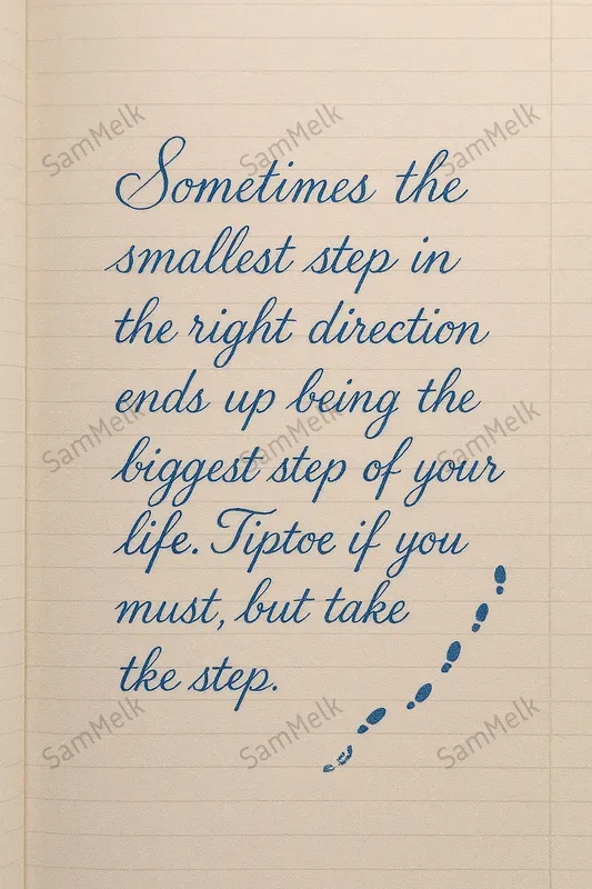 Elegant Handwritten Quotes On Notebooks