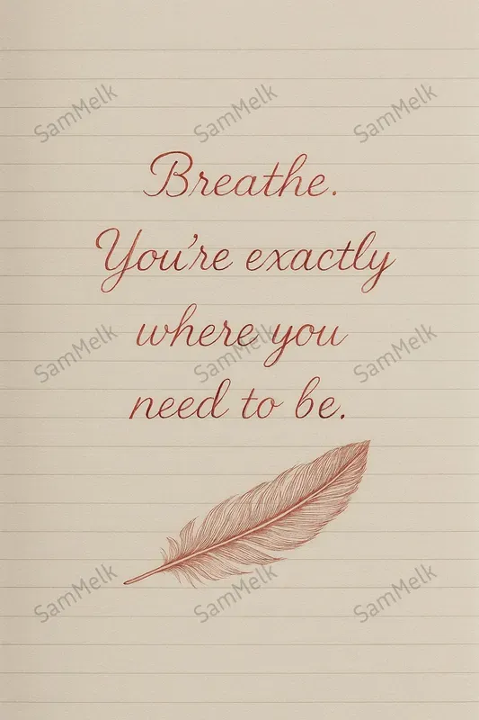 Elegant Handwritten Quotes On Notebooks