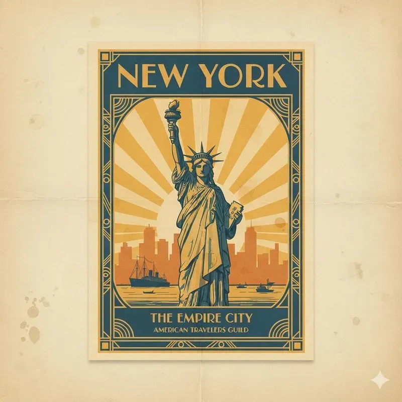 Art Deco Vintage Travel Posters