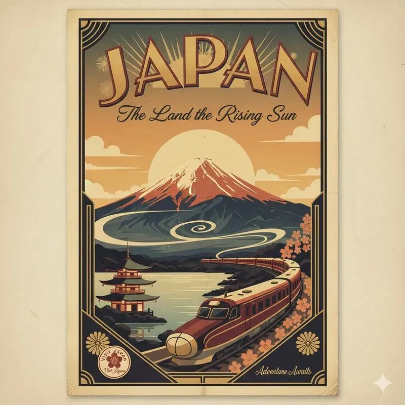 Art Deco Vintage Travel Posters