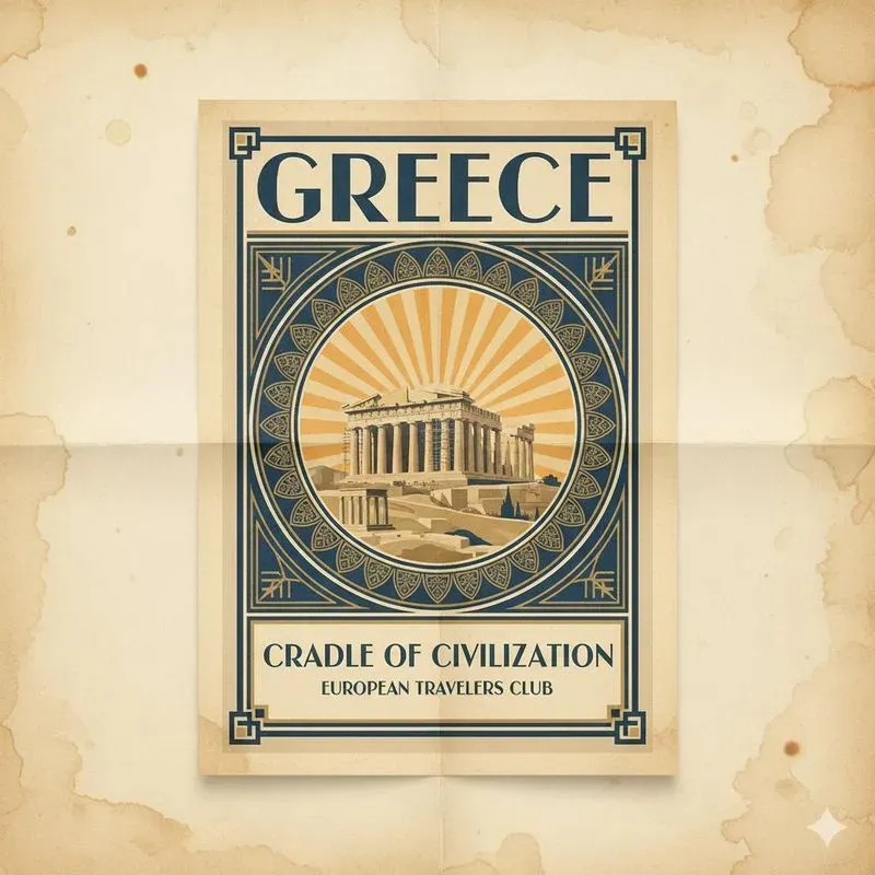 Art Deco Vintage Travel Posters