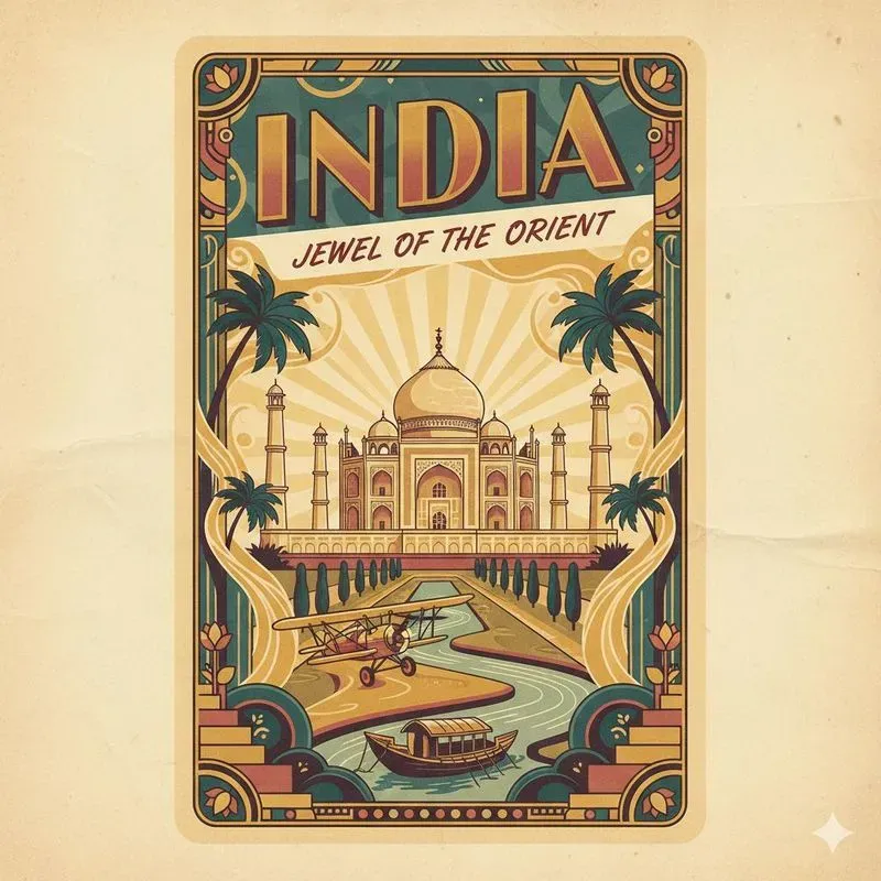 Art Deco Vintage Travel Posters