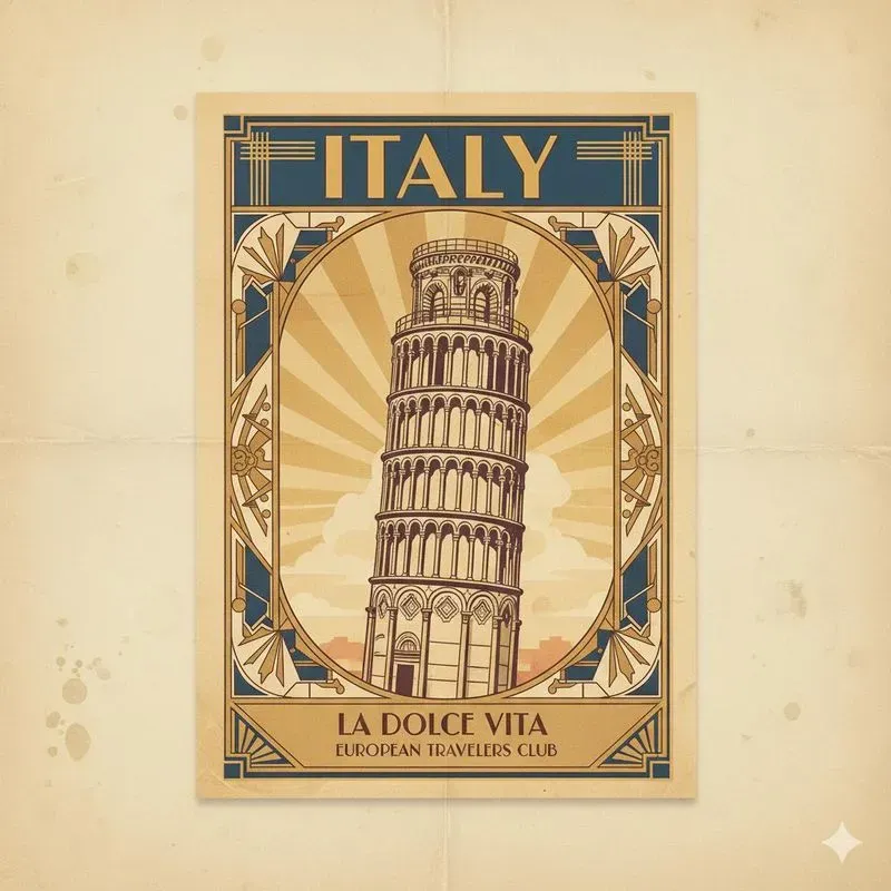 Art Deco Vintage Travel Posters