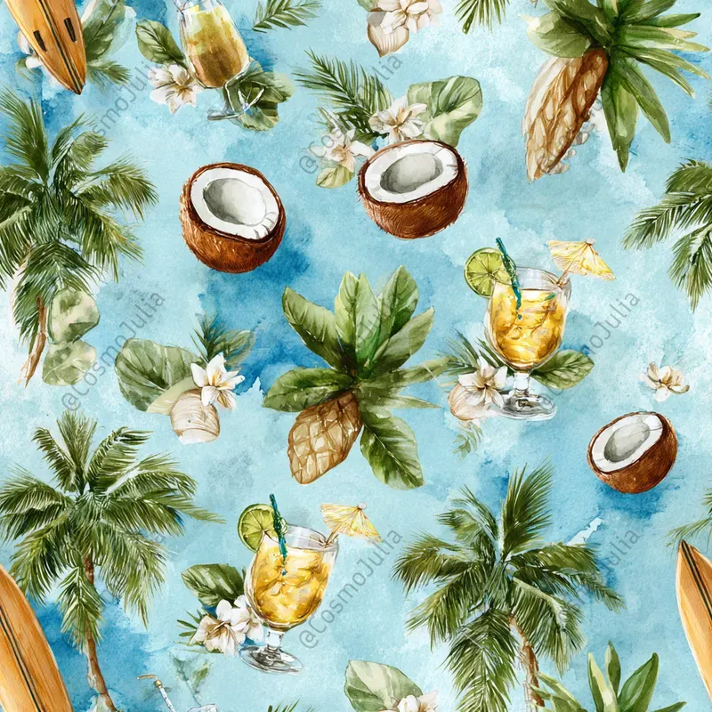 Watercolor Seamless Patterns