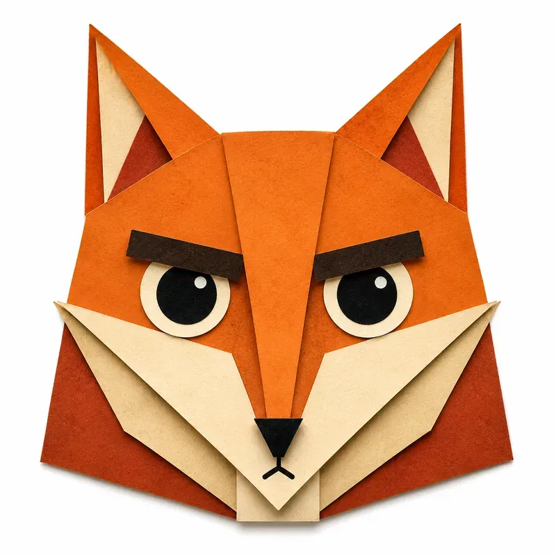 Retro Papercut Animal Portraits