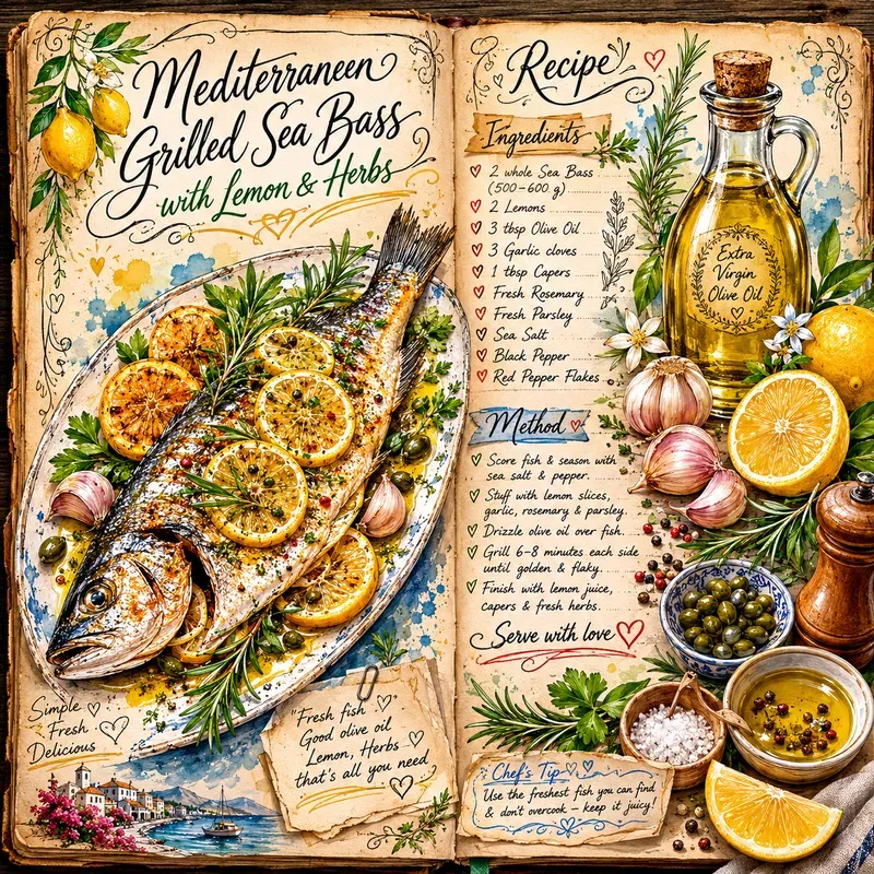 Vintage Cookbook Art