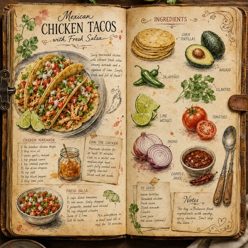 Vintage Cookbook Art