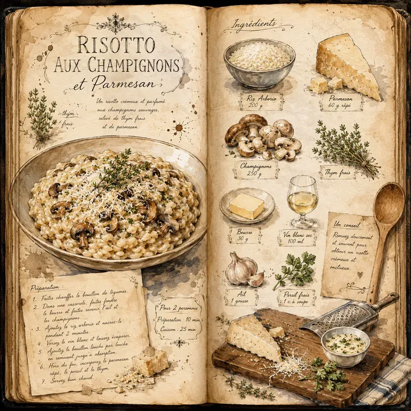 Vintage Cookbook Art