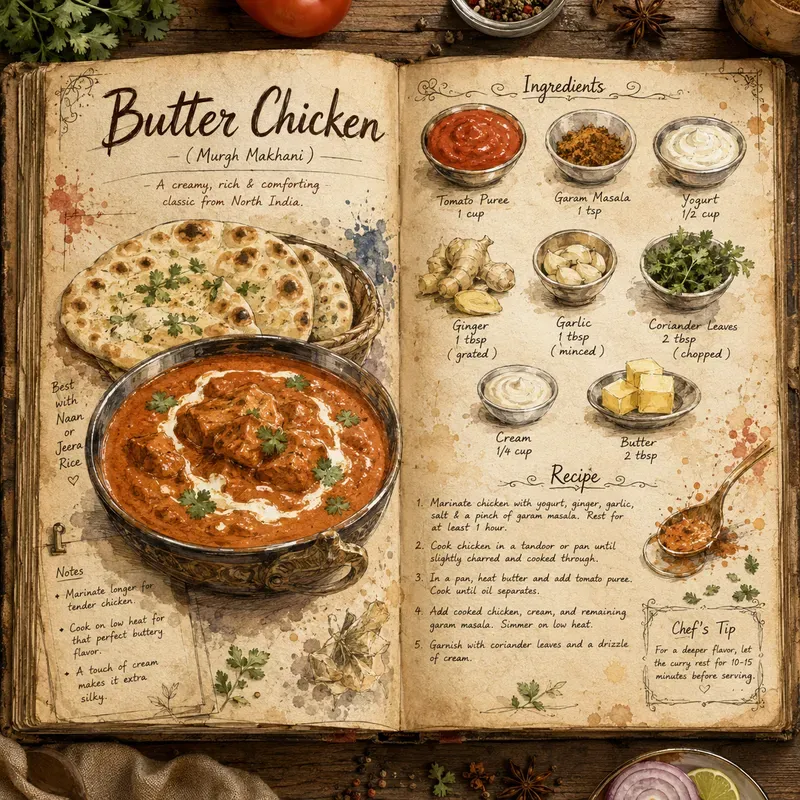 Vintage Cookbook Art
