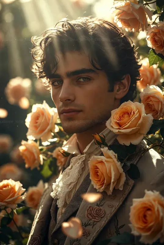 Ethereal Victorian Rose Gentlemen
