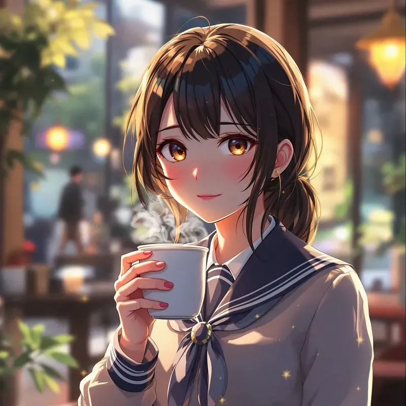 Cinematic Cozy Anime Scenes Characters