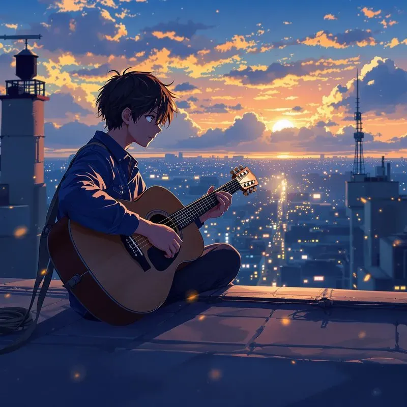 Cinematic Cozy Anime Scenes Characters