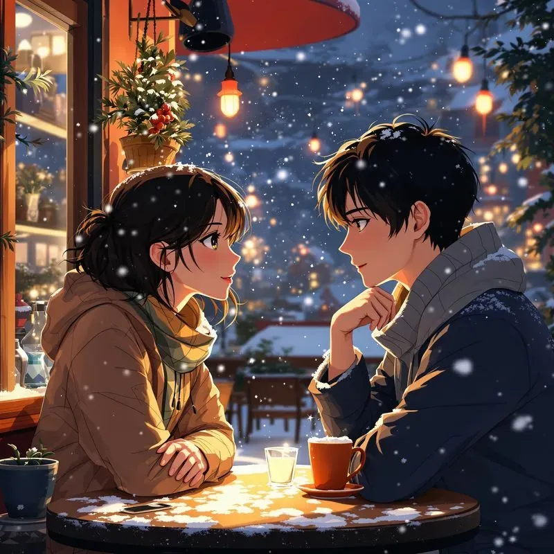 Cinematic Cozy Anime Scenes Characters