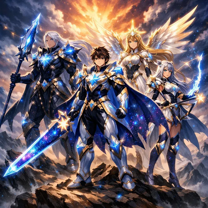 Epic Anime Team Portraits