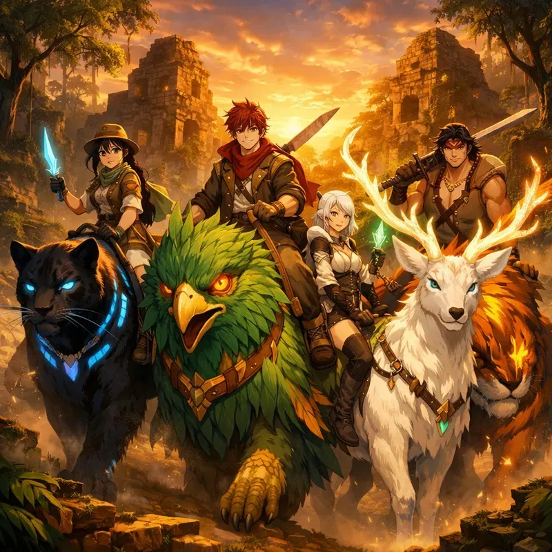 Epic Anime Team Portraits
