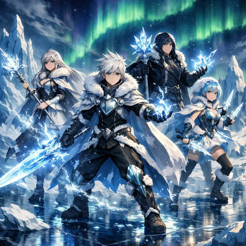 Epic Anime Team Portraits