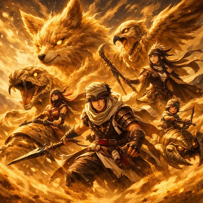 Epic Anime Team Portraits
