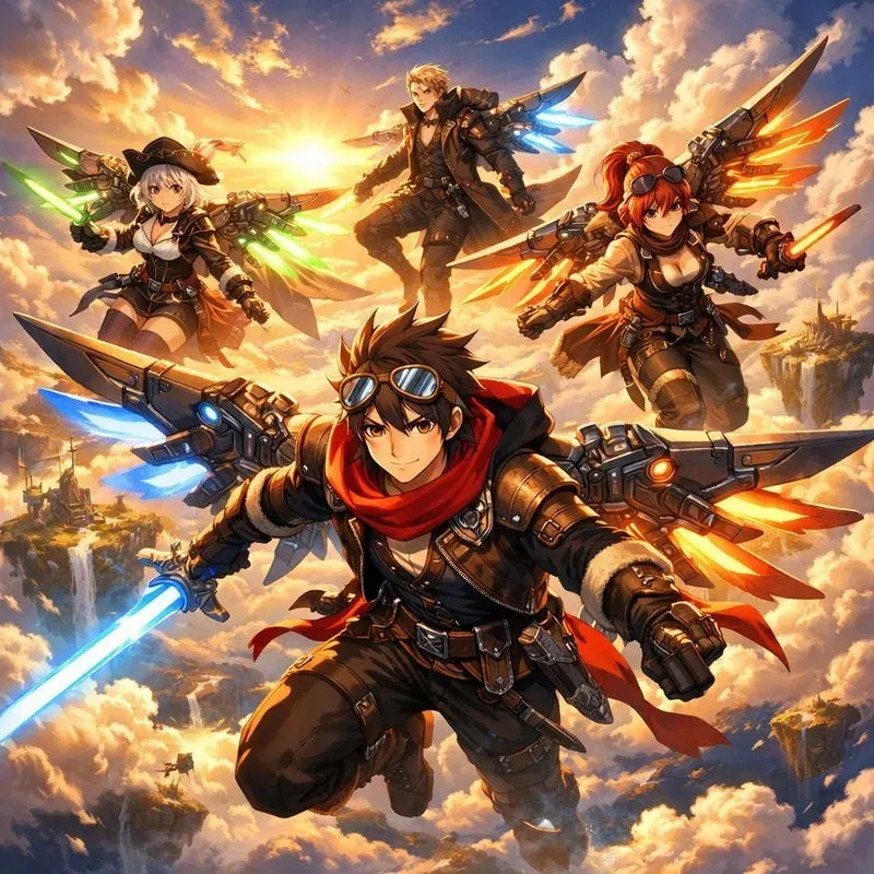 Epic Anime Team Portraits