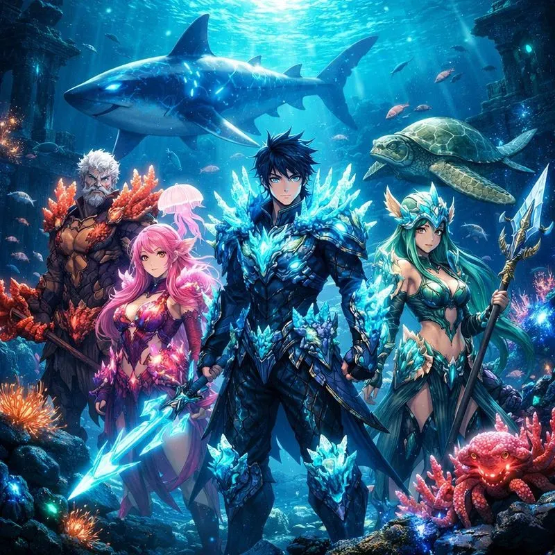 Epic Anime Team Portraits