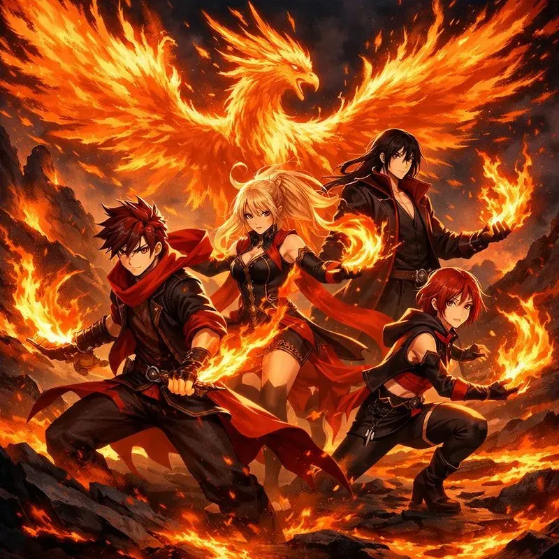 Epic Anime Team Portraits