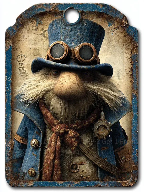 Steampunk Clockwork Product Tags