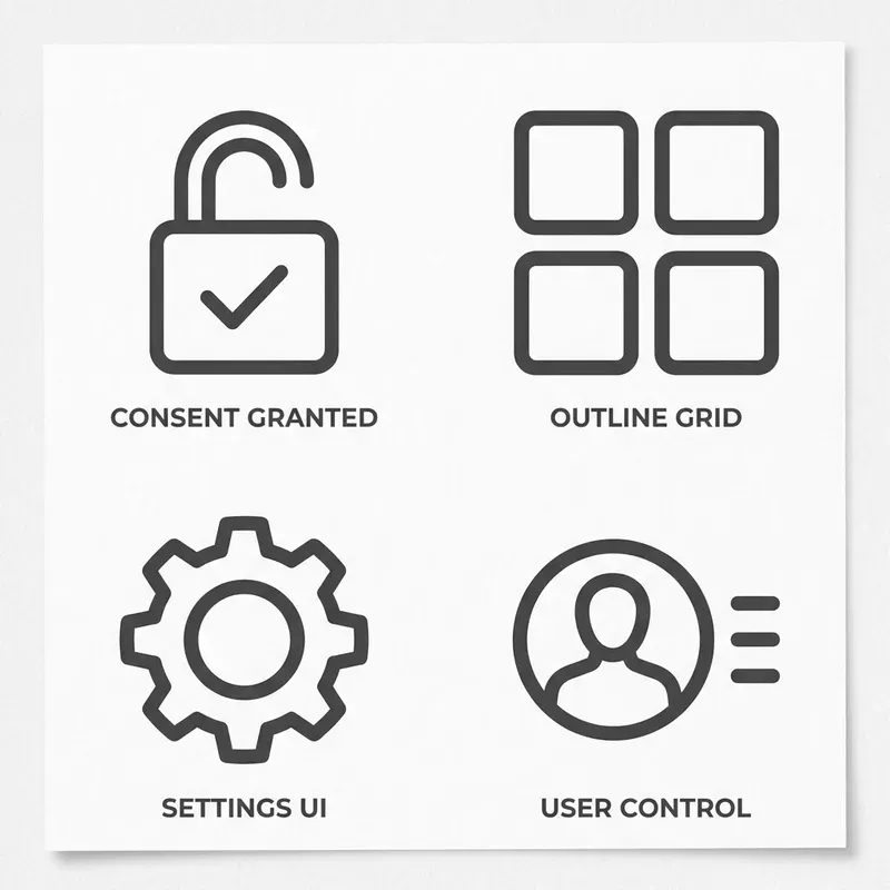 Privacy Status Icons