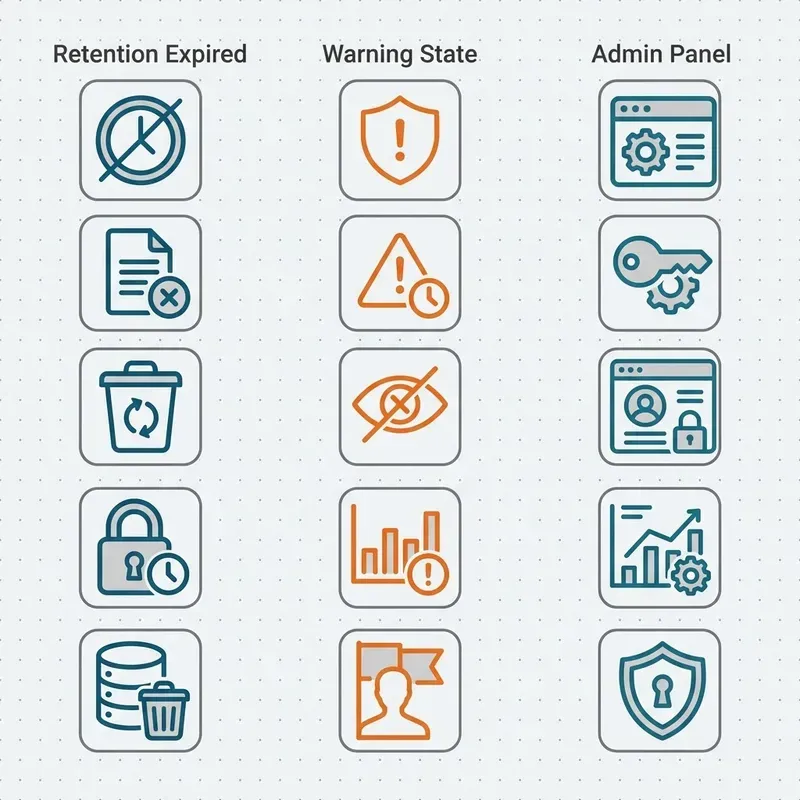Privacy Status Icons