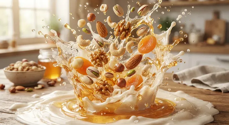 3D Food Splash Photography Series