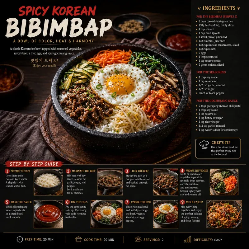 Professional Recipe Infographics