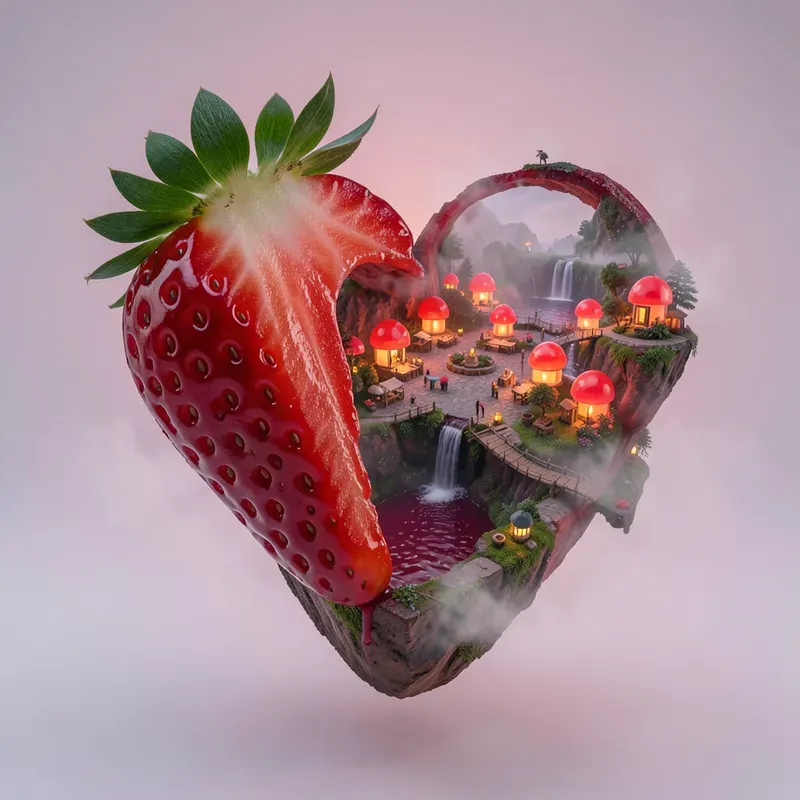 Floating Fruit Islands