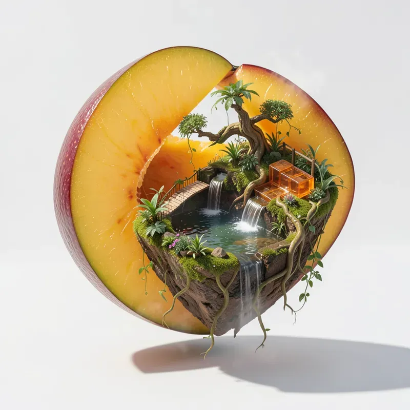 Floating Fruit Islands