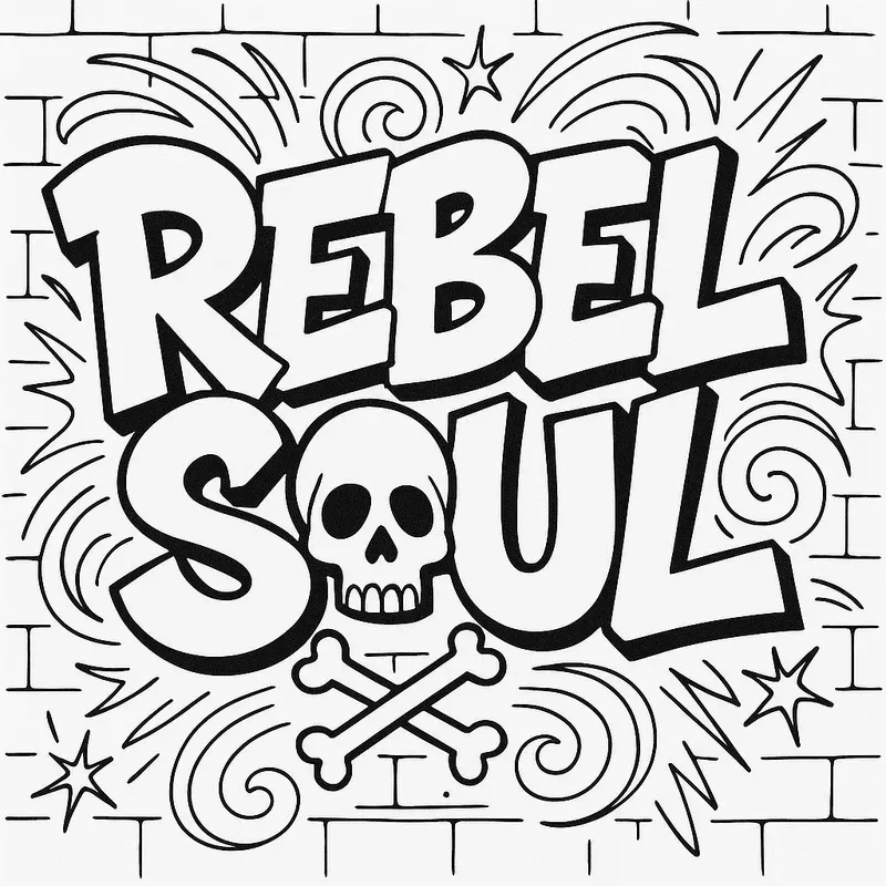 Graffiti Coloring Pages Generators