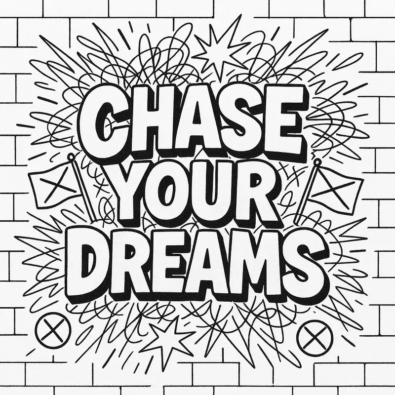 Graffiti Coloring Pages Generators