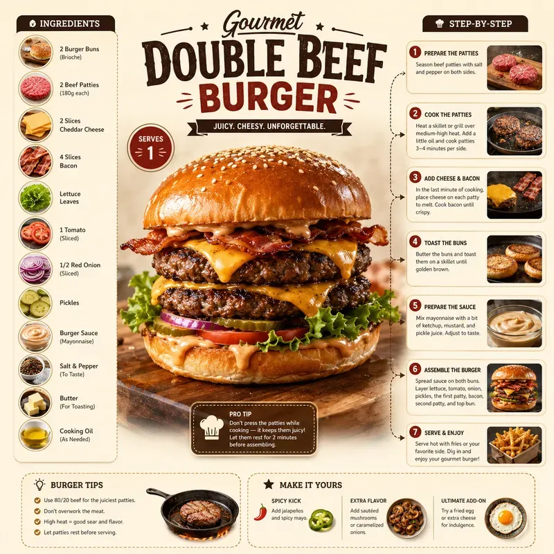 Modern Recipe Infographics