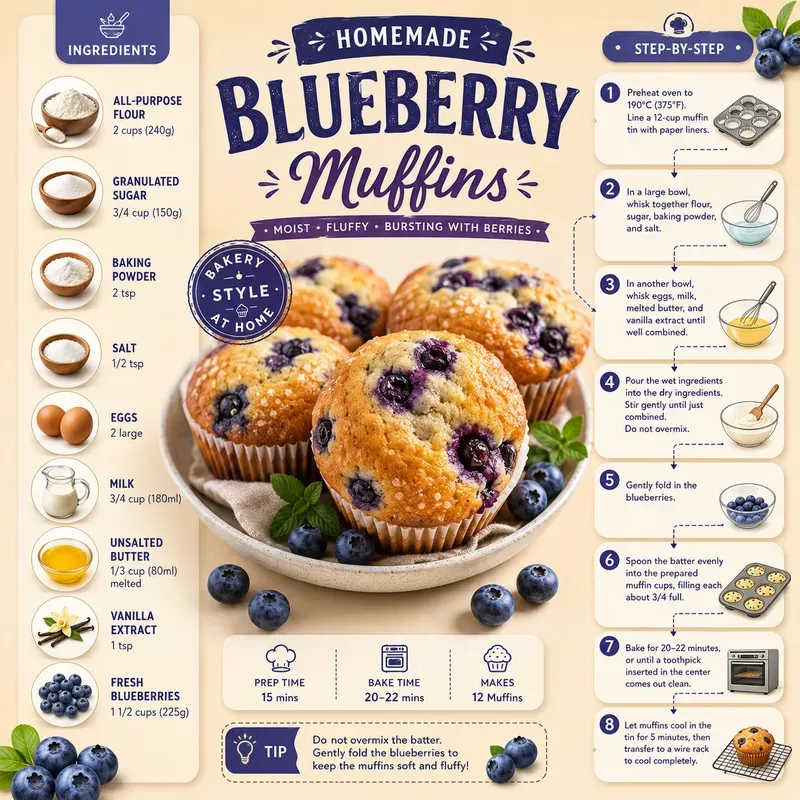 Modern Recipe Infographics
